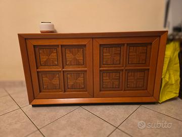 Mobile d'epoca Caccia alla Volpe in ciliegio