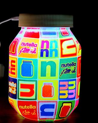 Lampada barattolo Nutella edizione limitata 2016