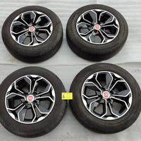 4 Cerchi In Lega Fiat Panda 500 Con Gomme Goodyear