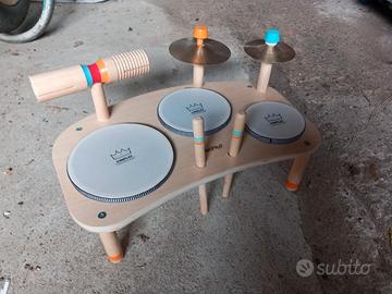 Batteria in legno per bambini