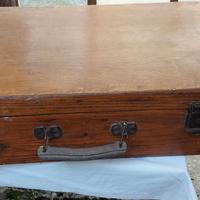 Valigia in legno  vintage da restaurare
