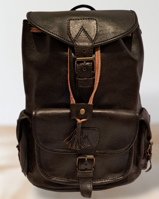 zaino vintage artigianali pelle Vero Di Capra