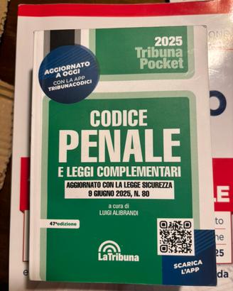 Codice penale 2025 pocket La Tribuna