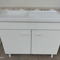 Lavatoio in Ceramica con mobile 101x45