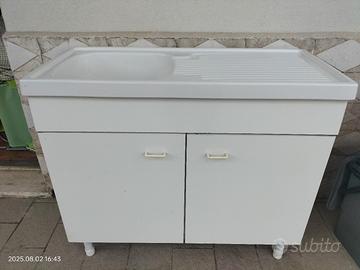 Lavatoio in Ceramica con mobile 101x45
