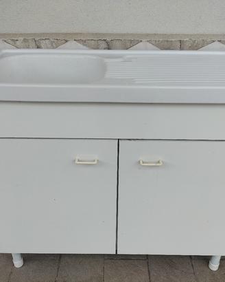 Lavatoio in Ceramica con mobile 101x45