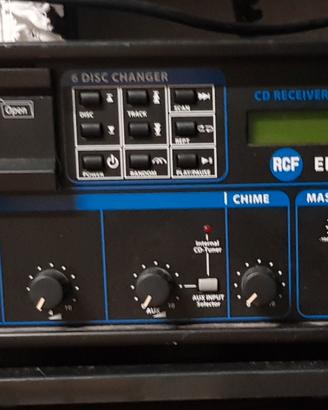 Amplificatore RCF EL2126 per attività commerciali