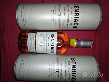 3x single malt BenRiach 10 anni