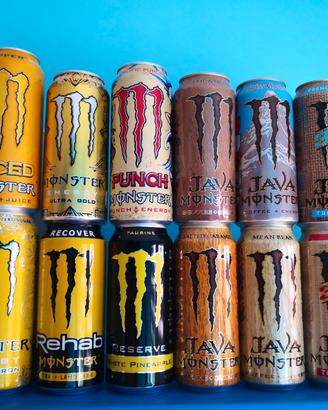 Collezione lattine Monster Energy 