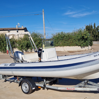 Gommone 5 mt Lomac con carrello