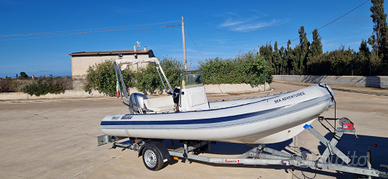 Gommone 5 mt Lomac con carrello