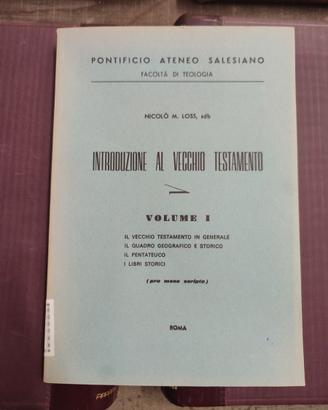 introduzione al vecchio testamento, volumi I e II