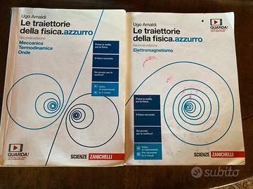 2 Libri le traiettorie della fisica.azzurro