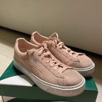 Puma Suede Platform Rosa -39