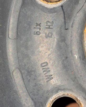 Cerchi in ferro originali Volkswagen R15 – 5x112