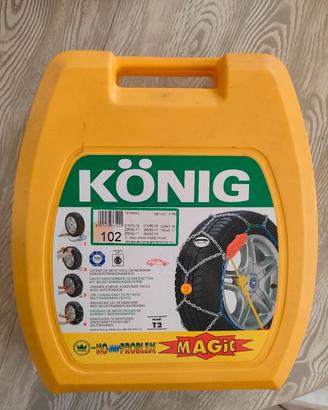 Catene da neve per auto KONIG mod.T2 MISURA 102