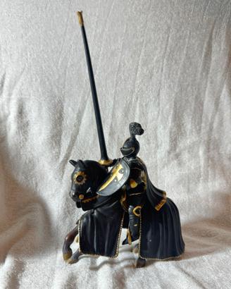 SCHLEICH 2003 cavaliere nero con cavallo