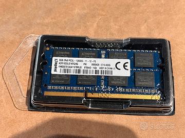 RAM DDR SoDIMM 8 GB Kingston DDR3L PC3L-12800S