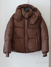 piumino donna marrone