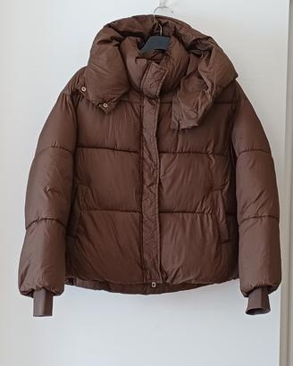 piumino donna marrone