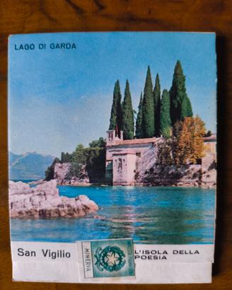 Scatola Decorativa di fiammiferi - lago di Garda