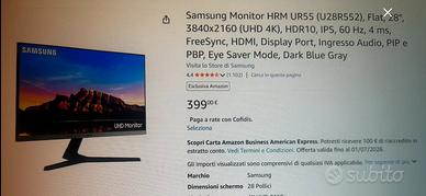 Monitor 4k da 399 euro