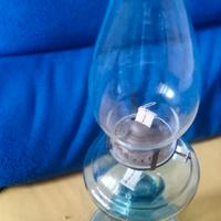 lume petrolio vetro soffiato sfumature colore azzu