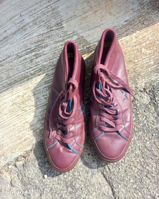converse in pelle 