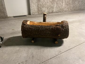 Lavandino in legno