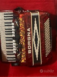 Fisarmonica Borgna 4/5  con Midi +Amplificata