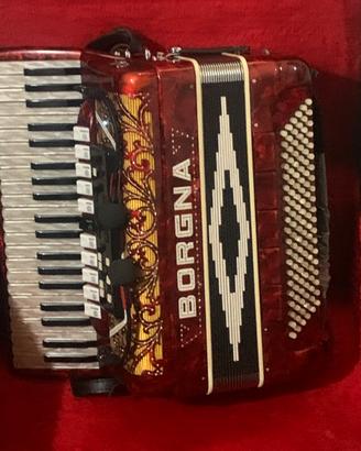 Fisarmonica Borgna 4/5  con Midi +Amplificata