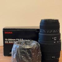 Obiettivo Sigma 70-300 F4-5.6 Attacco Canon