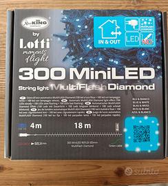 Luci natale 300 miniled multiflash