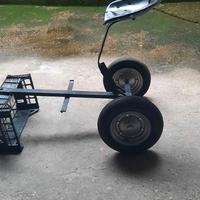 carrello x motocoltivatore con seduta 