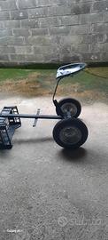 carrello x motocoltivatore con seduta 