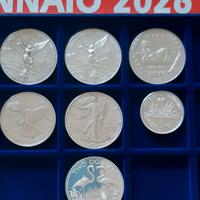 Lotto Once, monete da collezione Argento 999