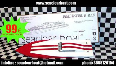 Motoscafo rc revolt 36 da 92cm