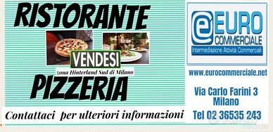 120/20 RISTORANTE PIZZERIA zona Hi-sud MI, mq 180
