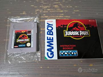Jurassic Park per Nintendo Game Boy + Manuale