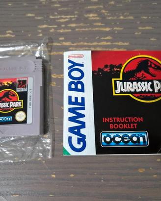 Jurassic Park per Nintendo Game Boy + Manuale