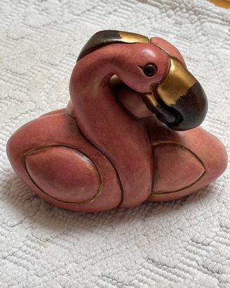 Coppia di tucani in ceramica Thun