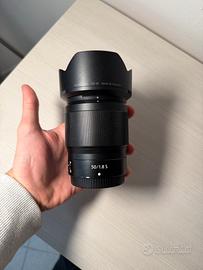 Nikon Z 50mm f1.8 S - full frame