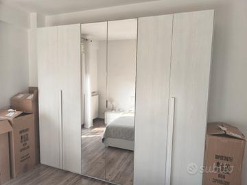  camera da letto con armadio + letto + settimino 