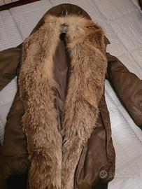 Giaccone con pelliccia rimovibile