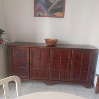 mobile in noce lombardo Veneto 4 ante e divano 2 p