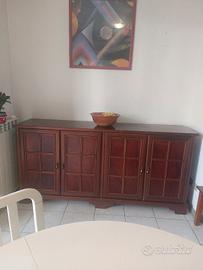 mobile in noce lombardo Veneto 4 ante e divano 2 p