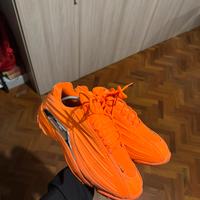 Scarpe arancioni da uomo, taglia 45