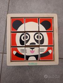 Puzzle in legno Touranimo Djeco – Cubi animali per
