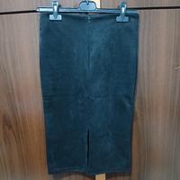 gonna lunga camoscio