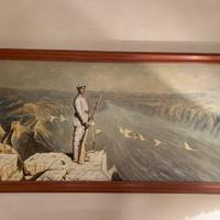 Soldato olio su tela